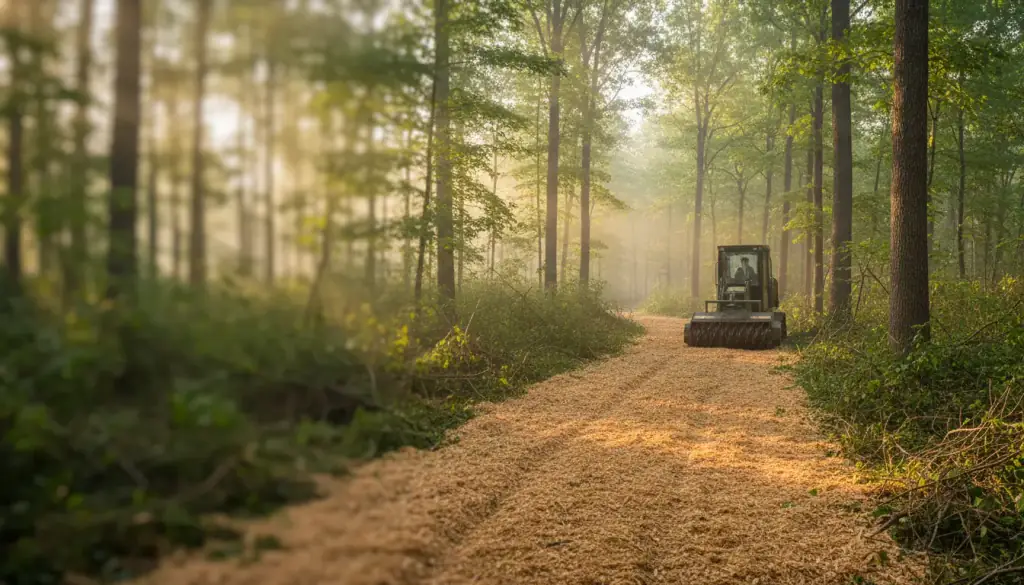 Cutting Walking and ATV Trails Through Woods and Heavy Brush